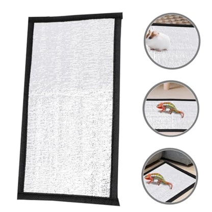 BESPORTBLE Self-Heating Pet Mat with Reflective Film Insulated Heating Pad for Reptiles and Small Animals Efficient Temperature Retention Easy to Clean for Cats and Dogs - size: 30.00X16.00X0.10CM