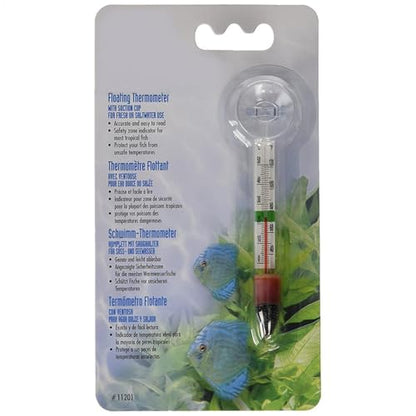 Aquarium Thermometer, Fish Tank Thermometer, Aquarium Temperature Gauge with Suction Cup, Floating Thermometer for Fish Tank, Household Fish Tank Temperature Gauge
