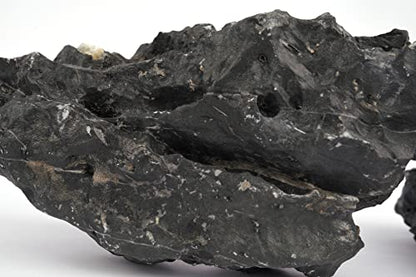 LANDEN Dark SEIRYU Stones Natural Rocks (3~11 inches,11pcs) x2 40Lx 2 Cases Total 80L 37lbs for Aquarium, Paludarium, Terrariums, Landscaping Rocks, Decorative Aquarium Rocks - size: 09 Dark Seiryu Stones(3-11inch,36lbs)