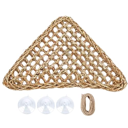 Snake Hammock - Reptile Flexible Jungle Vines Decoration, with Suction Cup Realistic Pet Supplies | Reptile Ladder Gecko Tank Accessories | for Bearded Dragon Spider Home Cage Enclosure Terrarium - color: 27x20cm