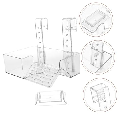 Turtle Basking Platform Acrylic Hanging Ramp for Aquatic Turtles Wall Mounted Reptile Saving Climbing Terrace for Sunbathing and Resting Aquariums