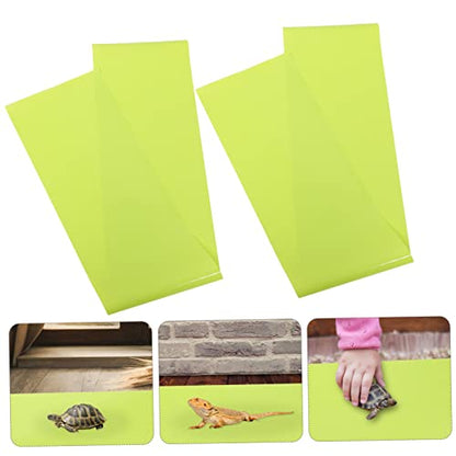 KESYOO 2pcs Reptile Carpet for Bearded Dragon Tank Terrarium Liner Easy to Clean Reusable Substrate for Snakes Lizards Turtles - size: 150X30CM