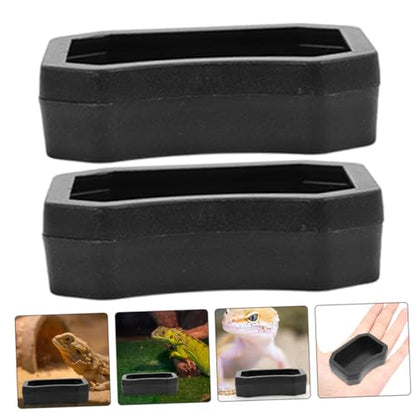 BESPORTBLE 20pcs Reptile Water and Food Dish Feeding Bowls for Lizards Geckos and Other Reptiles for Water and Food Pet Terrariums