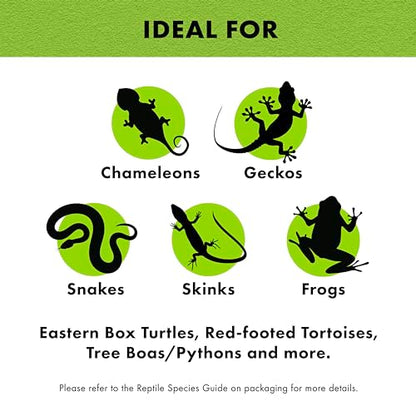 Zilla Reptile Terrarium Bedding Substrate Bark Blend, 8 Quart - size: 8-Quart