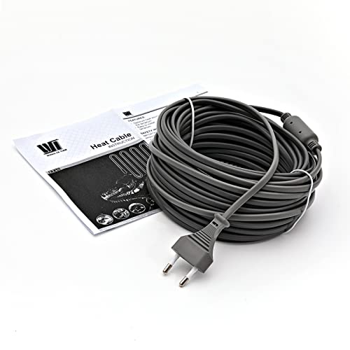 15W 50W 25W 80W 220V for Water Pipe Freeze Protection, Reptiles Pets Heating - size: 5m 25W