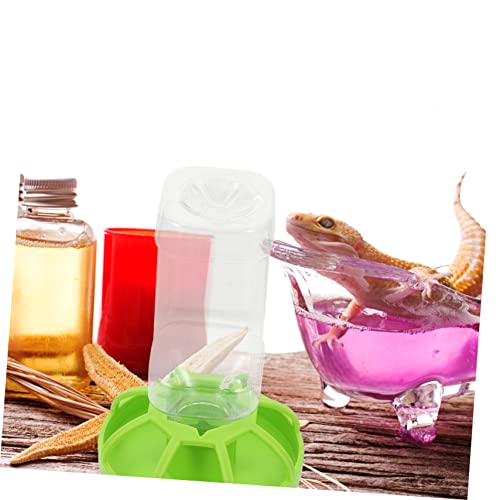 2sets Lizard Water Basins and Feeding Dish for Reptiles for Turtles Snakes and Geckos Convenient Pet Food Holder and Water Container Design
