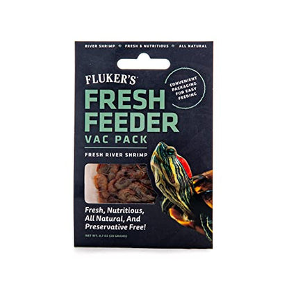 Fluker's Fresh Feeder Vac Pack Shrimp, All Natural and Preservative Free, Great for Insect Eating Reptiles, Birds, Tropical Fish or Small Animals, 0.7 oz - size: 0.7 Ounce (Pack of 1)