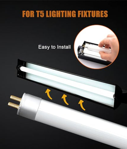 3 Pack T5 10.0 UVB Reptile Light Bulb 8W 12 Inch, UVA UVB Lamp for Bearded Dragons, Chameleons, Turtles, Tortoises, Lizards - Desert & Tropical Reptiles - size: 8W T5 Tube