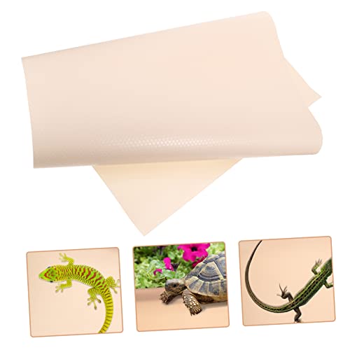 YARNOW Reptile Carpet Substrate Pad for Terrarium for Bearded Dragons Lizards Snakes and Tortoises Easy to Clean Reptile Bedding Accessory