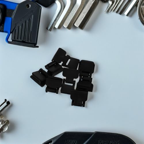 8pcs Turtle Terrarium Locks and Aquarium Lid Clips, Escape-Proof Buckle Clips for Reptile Tanks, Amphibious Habitat Accessories for Turtle and Tortoise Enclosures