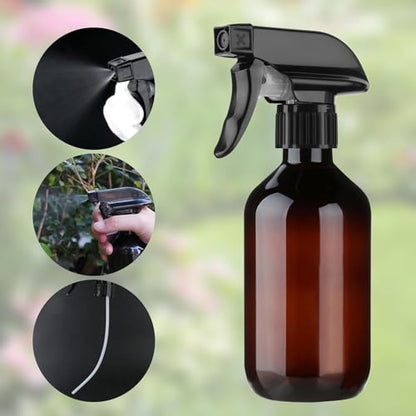 Arkeiliy 2-Pack Leakproof Spray Bottles (300ml/10oz) - Adjustable Nozzle for Fine Mist & Jet Stream | Premium Refillable Plastic Bottles for Hair Styling, Plant Misting, Cleaning Solutions (B+G) - color: B+G