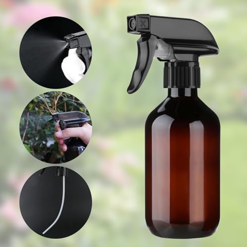 Arkeiliy 2-Pack Leakproof Spray Bottles (300ml/10oz) - Adjustable Nozzle for Fine Mist & Jet Stream | Premium Refillable Plastic Bottles for Hair Styling, Plant Misting, Cleaning Solutions (C+B) - color: C+B