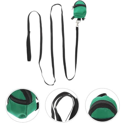 BESTonZON Reptile Backpack with Adjustable Leash, Portable Harness for Bearded Dragon and Lizards, Lightweight Small Animal Carrier for Outdoor Walking and Travel, Green