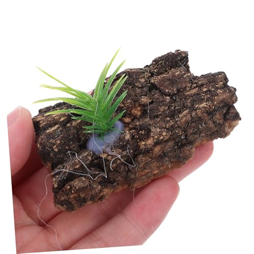 20pcs Natural Cork Bark for Reptile Tank Terrarium Background Decay-Resistant Climbing Bark Maintenance Friendly Hide for Lizards Turtles Snakes Aquarium Decor