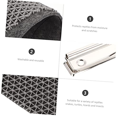 Totority Reptile Mat Non Adhesive Liner for Turtle Lizard Snake Pet Bedding Substrate Carpet