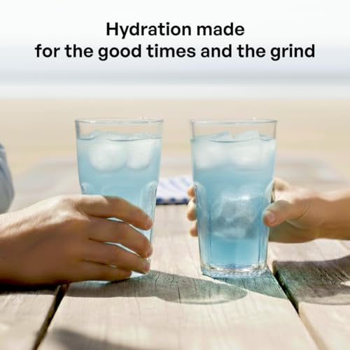 KEY NUTRIENTS Multivitamin Electrolytes Powder No Sugar - Sweet Blue Raspberry Electrolyte Powder - Endurance & Energy Supplement - Hydration Powder - No Calories - 90 Servings - Made in USA