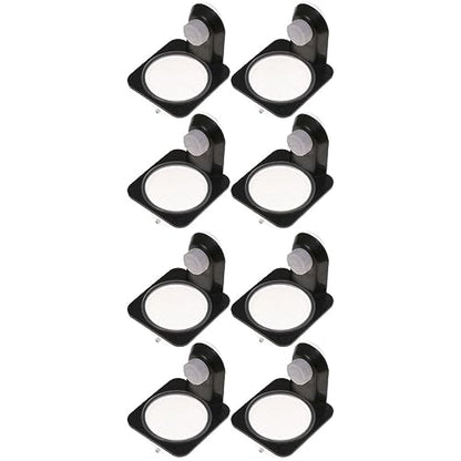 BESPORTBLE 8pcs Reptile Food Bowl Durable Black Feeding Dish for Lizard Gecko Iguana and More Space-Saving Design Easy Clean Features Suitable for Tanks and Boxes
