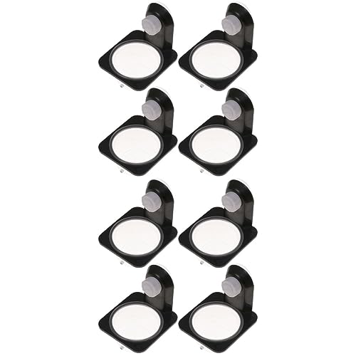 BESPORTBLE 8pcs Reptile Food Bowl Durable Black Feeding Dish for Lizard Gecko Iguana and More Space-Saving Design Easy Clean Features Suitable for Tanks and Boxes