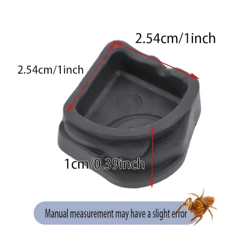 9 Pack Mini Resin Water Bowls - Micro Food/Water Dish for Tarantula, Spider, Millipede, Hermit Crab, Reptiles & Water Bowl(0.39" H)
