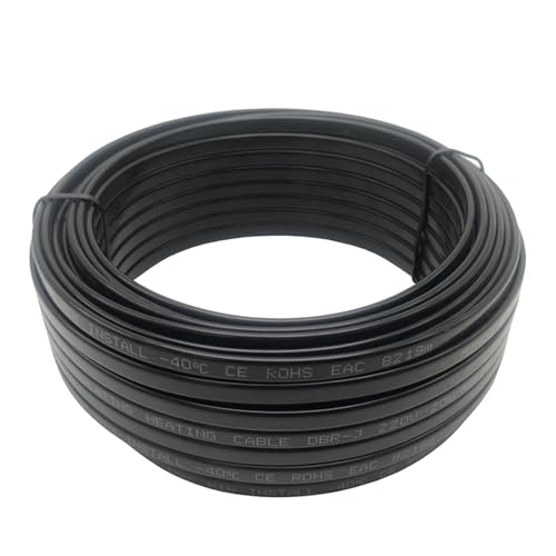 220V Plug-in Power Cord Self Regulating Heating Cable for Water Pipe Freeze Protection, Reptiles(10m) - size: 10m