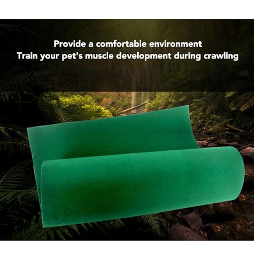 Yosoo Reptile Carpet Terrarium Liner Reptile Mat for Lizard Terrarium Bedding with Washable Reusable Polyester for Snakes Tortoises Lizards (120 * 60cm) - size: 120*60cm