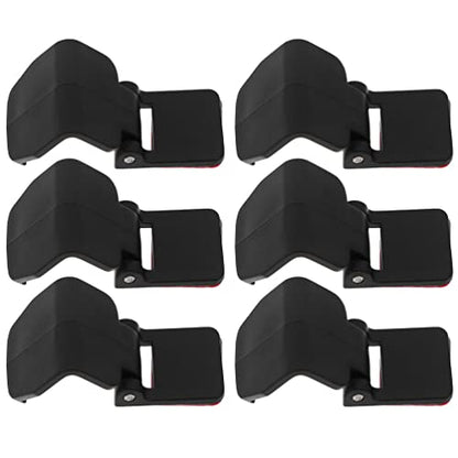 Totority 6pcs Cylinder Lock: Snake Tank Aquarium Clips Escape Screen Clip Snake Cage Clips Glass Cover Support Holder Plastic Turtle Tank Terrarium Cover Clips
