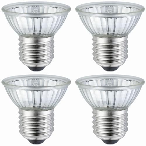 UVB UVA Reptile Light Bulb 25W Bulb for Reptiles and Amphibians Tanks, Turtle Bearded Dragon Lizard Cages Frogs Heat Lamp Replacement Bulb, 4 Packs