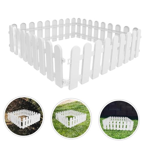 DECHOUS 4Pcs Outdoor Pet Fences for Tortoise and Reptile Enclosure Plastic Playpens Easy to Install Safety Gates for Pets Versatile Configuration for Outdoor Use
