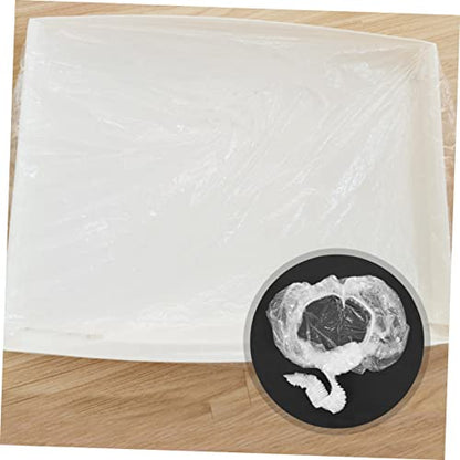 50pcs Rabbit Cage Film Cover Bunny Cage Tray Liner Rabbit Cage Liners Guinea Pig Cage Liner Bag Guinea Pigs Diapers Mat Terrarium Reptile Cage Tray Film Pet Drawer Plastic