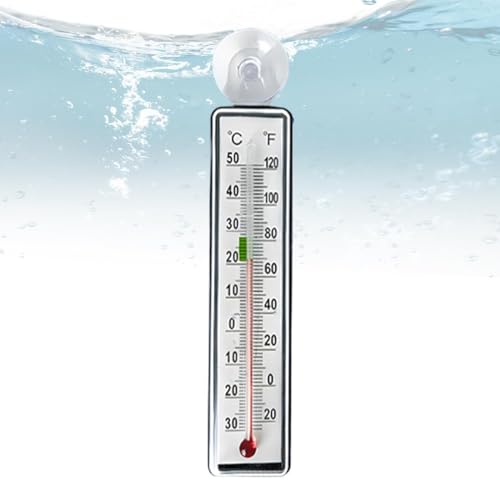Fish Aquarium Temperature Gauge,Aquarium Supplies - Betta Tank Temperature Monitor,for Keepers Hobbyists Beginners Aquarists Pet Parents Home Office Study