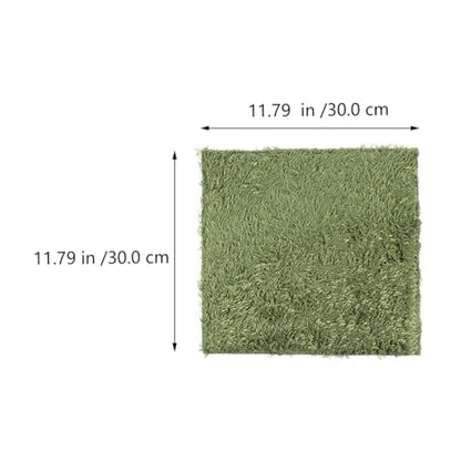 Abaodam 2Pcs Looking Reptile Moss Carpets Absorbent Mats for Climbing Pets Non Abrasive Comfortable for Reptiles for Terrariums and Habitats