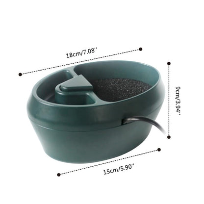 Reptile Waterfall Drinking Fountain Eco Friendly Watering Water Feeder Chameleon Cantina for Leopard Gecko