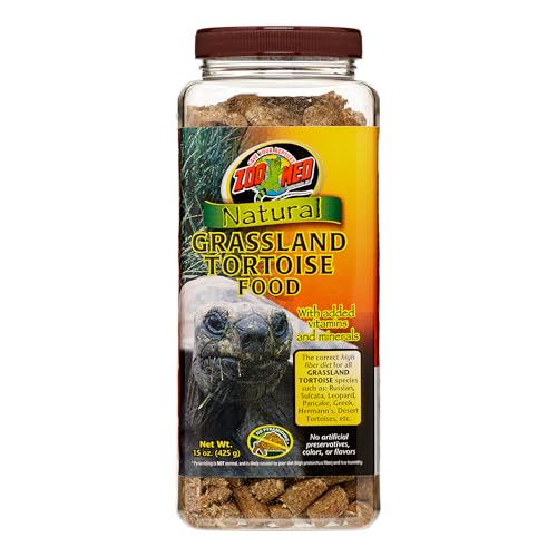 Zoo Med Natural Grassland Tortoise Food 15 oz - Pack of 3