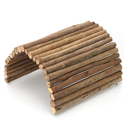 POPETPOP 2PCS Natural Reptile Shelter Hiding House for Tortoise Hamster and Lizard Solid Crawler Shelter for Pets