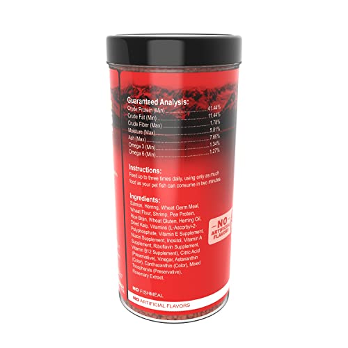 Omega One Super Color Sinking Pellets, 2mm Pellets, 8 oz - size: 8 Ounce (Pack of 1)