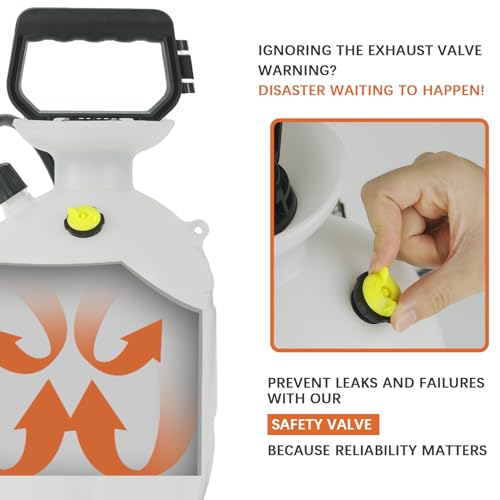 2Gallon/7.56L Pressure Sprayer - Multi-Use Pump Mister for Garden, Lawn & Home with 2 Nozzles, Shoulder Strap & Gloves - Ideal as Weed, Plant & Water Sprayer - color: 2Gallon/7.56L Pressure Sprayer