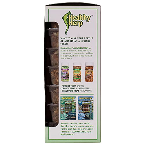 Healthy Herp Veggie Mix Instant Meal for Reptiles - Nutritious Bearded Dragon Accessories, Bearded Dragon Food - Made in USA - Quick Prep, for Box Turtles, Lizards, Tortoises - 7 x 0.16 oz (4.6g) Cups - size: 1.12 Ounce (Pack of 1), style: 7-Pack Cups