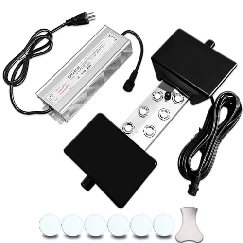 Ultrasonic Fogger 6 Head Ultrasonic Mist Maker,5000ml/H 200W Mist Maker Fogger,6 Head Ultrasonic Fogger Mist Maker,6 Head Ultrasonic Mist Maker fogger Ultrasonic Mister Fogger 6 Head Fogger - color: 6 Head Ultrasonic Fogger