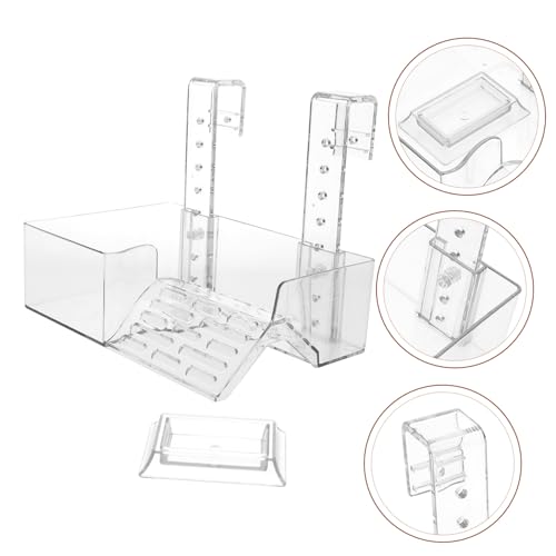 MERRYHAPY Wall-Mounted Turtle Basking Platform Acrylic Reptile Tortoise Climbing Rack