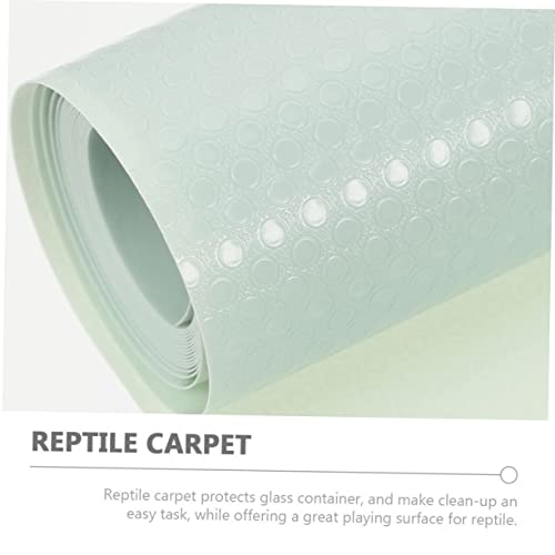 Garneck Eva Reptile Carpet for Snake Cage Bearded Dragon Tank Mat Tortoise Substrate Liner - color: Light Green