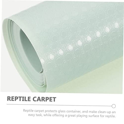 Garneck Eva Reptile Carpet for Snake Cage Bearded Dragon Tank Mat Tortoise Substrate Liner - color: Light Green