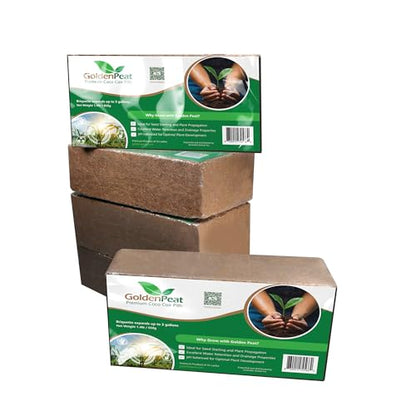 Organic Coconut Coir Bricks (650g X 16 Pack) – Low EC & high Water Retention. for Gardening & Potting. Just add Water to Transform Each Coco Coir Brick into 8-10L of Fluffy Nutrient-Rich Coco Peat