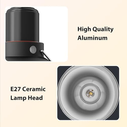 Reptile Light Fixture with Dimming Thermostat, 8.5 Inch Deep Dome Lamp Fixture with Temperature Controller for Bearded Dragon, Turtle, Snake and Lizard Tanks, Max 150W - size: 8.5 inch deep