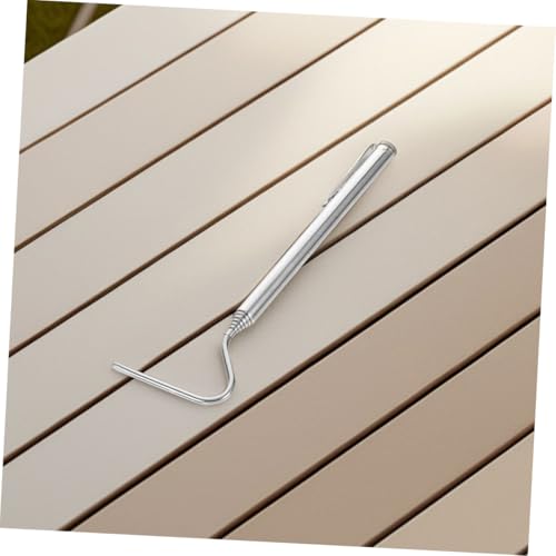 Happyyami Stainless Steel Extendable Snake Hook for Reptile Handling Telescopic Tool for Safe Snake Capture and Control for Herpetologists and Wildlife Enthusiasts
