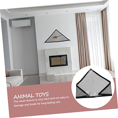 BESTOYARD 2pcs Lizard Hammock Summer Squirrel Hammock Lizard Hanging Bed House Little Critters Toys Mesh Reptile Hammock Bearded Dragon Basking Platform Hermit Crab Tank Glue Net Serpentine