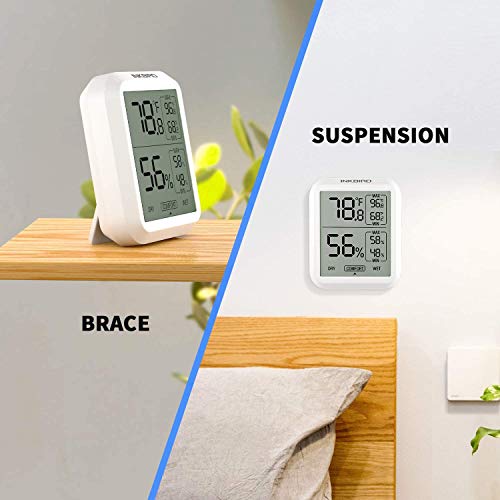 Inkbird ITH-20 Digital Thermometer Indoor Hygrometer Room Thermometer Humidity Gauge with Temperature and Humidity Monitor for Cigarette Guitar Ukulele Cigar Box Fridge Reptile Succulent