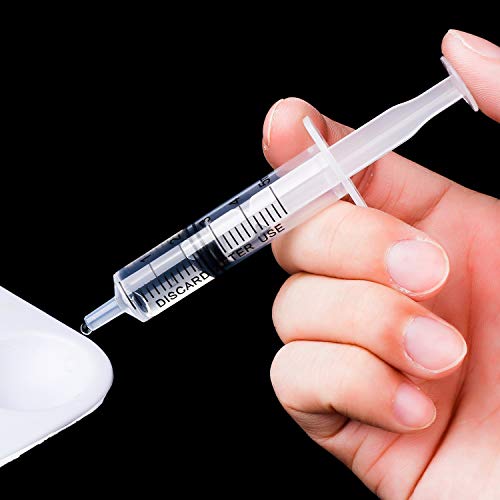Frienda 20 Packs Large Plastic Syringe Measuring Syringe Tools Dispensing Multiple Uses (5 ml) - size: 5 ml