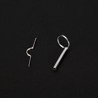 Fly Rod Guides Set Fly Fishing Guide Line Hard Snake Ring Hook Keeper Fishing Rod Guide Tip Repair Kit