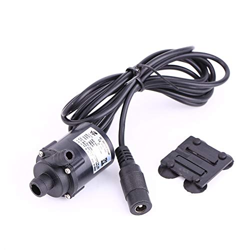 Submersible Pump, DC 6 12V Micro Water Pump 280L H Brushless Motor Ultra Quiet 40dB Aquarium Fountain Pump with 150cm Cable