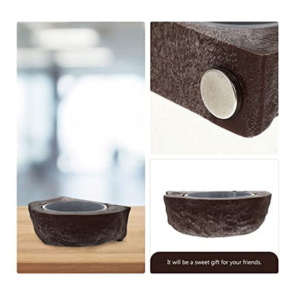 Water Feeder Dog Bowls Gecko Feeding Cup Cat Food Bowl Magnetic Gecko Feeding Ledge Puppy Bowls Gecko Water Dish Turtle Accessories Reptile Accessory Resin Pet Supplies Feed Water